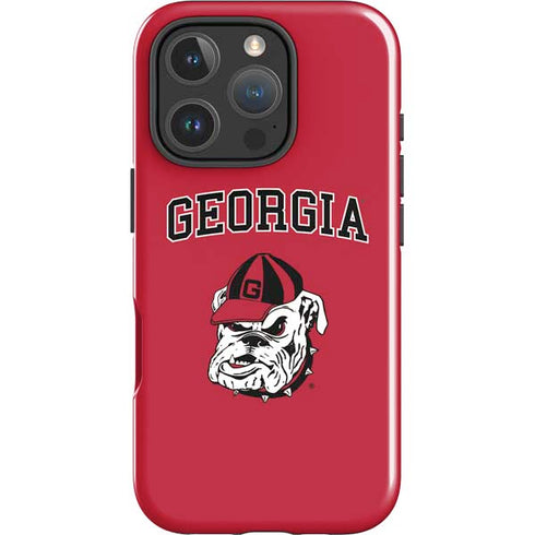 University of Georgia Bulldogs Logo iPhone 16 Pro Max Impact Case